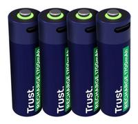 Pack de 4 Pilas AA Trust 25631/ Recargables