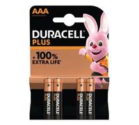 Pack de 4 pilas aaa duracell plus power boost dpblr3b4/ 1.5v/ alcalinas