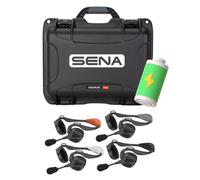 Pack de 4 Sena NAUTITALK Bosun + Maleta de carga impermeable