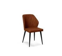 Pack de 4 sillas de comedor estilo Industrial Modelo Triana color marrón avellana