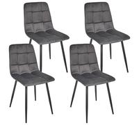 Pack de 4 sillas mateo gris h88
