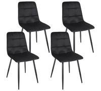 Pack de 4 sillas mateo negro h88cm
