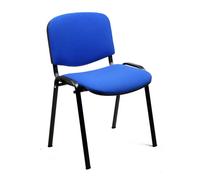 Pack de 4 sillas unisit confidente dado tapizada azul