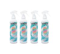 Pack de 4 Sprays Ambientadores The Fruit Company Nube de Colores Aroma Multiusos 200ml - Absorbe Olores Candy Shop, Refrescante y Duradero