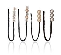 Pack De 4 Torcedores De Flores Para El Cabello, Accesorios Elegantes Para El Cabello, Accesorios Para El Cabello Para Mujer, Accesorios Para El Cabello Modernos Y Versátiles