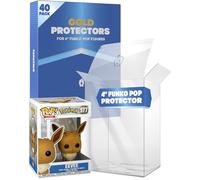 Pack de 40 Protectores Gold para Funko Pop 4"- Funda Funko Pop de 0,5mm Grosor - Mantén Tus Pop Condiciones con tu Protector Pop con Film Anti arañazos