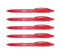 Pack de 5 Bolígrafos Roller Milan P07 Dry-Gel Tinta Negra