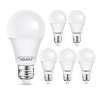 Aigostar - Bombilla LED E27, 10W, Luz blanca fría 6400K Ángulo 280°,no regulable 5 unidades [Clase de eficiencia energética A+],5pcs