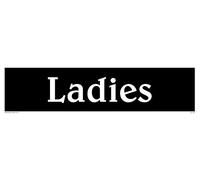 Pack de 5 carteles para mujer, 225 x 60 mm, L26
