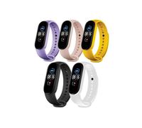 Pack de 5 correas de silicona compatibles con Xiaomi Mi Band 5