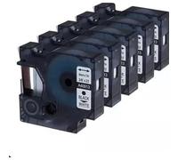 pack de 5 DYMO D1 40913 Negro/Blanco Cinta Rotuladora Compatible S0720680