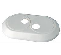 Pack de 5 embellecedores dobles para radiador - Blanco - 12 - 28 mm