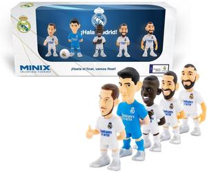 Pack de 5 Figuras Minix del Real Madrid - 7 cm