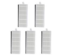 Pack de 5 filtros para aspiradoras de material de alta calidad, lavables y reutilizables, para aire limpio y eliminan el polvo, la suciedad, el aserrín, las cenizas y las virutas de madera