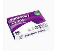 Pack de 5 hojas de papel Evercopy Prime, A4, 80 g/m², 500 hojas