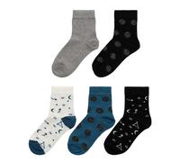 Lenz Girls Calcetines para niños - Paquete de 5, tamaño 35 36 37 38