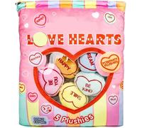 Pack De 5 Peluches Almohada Suave Tipo Love Hearts