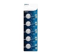 Pack de 5 Pilas de Botón Philips CR2025P5/01B Lithium 3V. Ideal para Dispositivos electrónicos Que requieren energía confiable y Duradera.