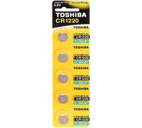 Pack de 5 Pilas de Botón Toshiba CR1220/ 3V