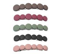 Pack De 5 Pinzas Para El Cabello Francesas Para Mujer, Juego De Pinzas Para El Cabello Para Mujer, Pinzas Para El Cabello Francesas Para Cabello Fino (9 Cm)