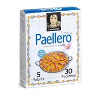 Pack de 5 Sobres de Especias con Azafrán para Paella Valenciana, Arroz a Banda y Fideuá, 20 Raciones