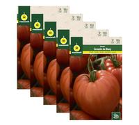 Pack de 5 Sobres de Semillas de Tomate Corazón de Buey