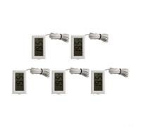 Pack de 5 termómetros digitales con sonda externa, medición precisa de la temperatura de -50 a 110 °C, para acuario, frigorífico, congelador, baño de bebé, agua, monitor de humedad, pantalla LCD