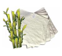 Pack de 5 toallitas lavables de bambú