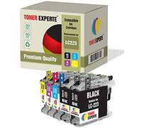 Pack de 5 XL TONER EXPERTE® Compatibles LC223 Cartuchos de Tinta para Brother DCP-J4120DW, DCP-J562DW, MFC-J4420DW, MFC-J4425DW, MFC-J4620DW, MFC-J4625DW, MFC-J480DW, MFC-J5320DW, MFC-J5620DW, MFC-J5625DW, MFC-J5720DW, MFC-J680DW, MFC-J880DW