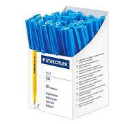 Pack De 50 Bolígrafo Fino Azul Staedtler Stick 430 F-3CP5