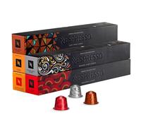Pack de 50 cápsulas de café Lungo Nespresso Original World Explorations (Cape Town, Vienna, Vienna Decaffeinato, Shanghai, Buenos Aires)