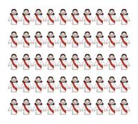 Pack de 50 figuras de Little Jesús a granel, Jesús Loves You Figures and Mini Jesús Figurines to Hide and Seek, Regalos religiosos para rellenos de huevos de Pascua, regalos cristianos de San Valentín