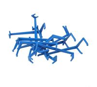 Pack de 50 separadores de árboles para jardinería robustos, resistentes a la intemperie, para horticultura 50 (azul, 25 unidades)
