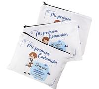 Pack de 6 a 36 uds, Neceser comunión niño o niña, Neceser Mujer Detalle comunión,18x23.5cm, Detalles Invitados comunión, Recuerdos comunión, Detalles Mujer, Regalantes (24, Niño)