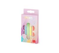Pack de 6 Bolígrafos de Gel Pastel de Legami - Escritura Suave con Colores Dulces y Creativos