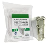 Pack De 6 Bolsas De Microfibra Compatibles Con Aspiradoras Folletto Vk135 Y Vk136