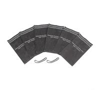 Pack de 6 bolsas para aspiradora multifit VF2000, sustituye a WS01025F2 para aspiradora de taller de 2 a 5 galones, incluye cintas de fijación