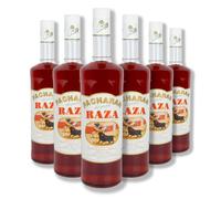 Pack de 6 Botellas de 1L de Pacharán 25º, Elaboración Artesanal