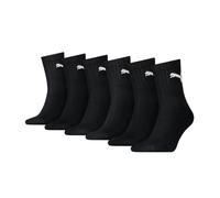 Pack de 6 calcetines medios unisex PUMA, Ropa, Negro, 47-49 47-49