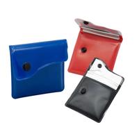 Pack de 6 Ceniceros Portátiles de Bolsillo con Cierre de Botón | Mini Ceniceros con Interior de Aluminio Ignífugo | Cenicero Portátil para Playa, Coche o Exterior (Multicolor)