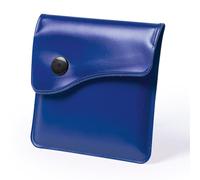 Pack de 6 Ceniceros Portátiles de Bolsillo con Cierre de Botón | Mini Ceniceros con Interior de Aluminio Ignífugo | Cenicero Portátil para Playa, Coche o Exterior (Azul)