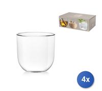Pack De 6 Copas De Cristal Drop Para Licor 140 Cl H&h