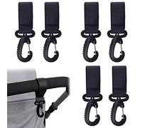 Pack de 6 Ganchos Carro Bebé Ganchos para Cochecito Cochecitos Ganchos Universales para Carritos Accesorios Cochecito Gancho Ganchos Multiusos Para Colgar Cochecito para Colgar Pañales, Bolsas