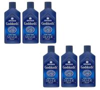 Pack De 6 Goddard's Largo Plazo Plata Pulido 125ML Duración Brillo para