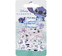 Artesanía Cerdá Horquillas Pack de 6 Stitch multicolor – resistentes, diseño Stitch y Angel