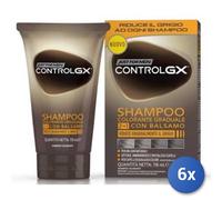 Pack De 6 Just For MEN Champú Y Acondicionador 2 En 1 ControlGX, 118 Ml