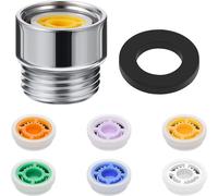 Pack de 6 limitadores ahorradores de agua para grifo con adaptador