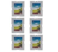 Pack de 6 Marcos Clip, con Medidas de 9 x 13 cm, con metacrilato, Ideal para el hogar o para Trabajo, Marco de Fotos, decoración, Marco de plástico, Cuadro casa, Marco con Pinzas (6uds / 9 x 13 cm)
