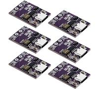 Pack de 6 módulos de disparo de señuelo de carga rápida PD/QC/AFC tipo C, soporte de salida de voltaje fijo 5V 9V 12V 15V 20V Módulo de disparo de carga rápida señuelo