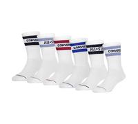 Pack de 6 pares de Calcetines para niños Converse Basic Wordmark Crew 5/7 ans